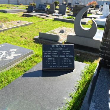 VOLSCHENK Hendrik Petrus 1918-1996 &amp; Johanna Catharina 1914-2002