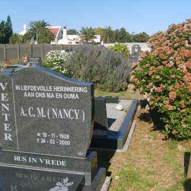 VENTER A.C.M. 1928-2000