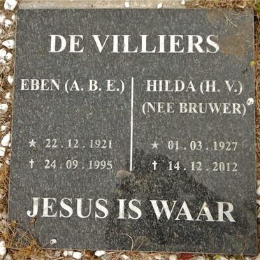 VILLIERS A.B.E., de 1921-1995 &amp; H.V. BRUWER 1927-2012