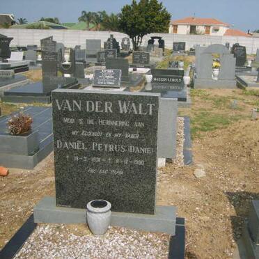 WALT Daniël Petrus, van der 1931-1990