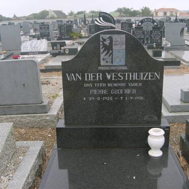 WESTHUIZEN Pierre Godfried, van der 1926-1981