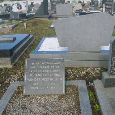 WESTHUIZEN Johannes Irenus, van der 1918-1987