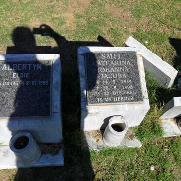 ALBERTYN Elsie 1917-1996 :: SIT Catharina Johanna Jacoba 1934-1996