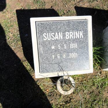 BRINK Susan 1918-2001
