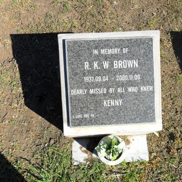 BROWN R.K.W. 1937-2000