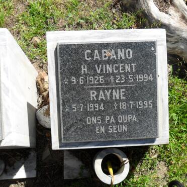 CABANO H. Vincent 1926-1994 :: CABANO Rayne 1994-1995