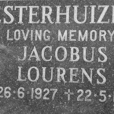 ESTERHUIZEN Jacobus Lourens 1927-1993