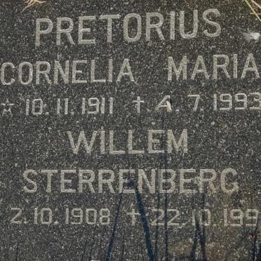 PRETORIUS Willem Sterrenberg 1908-1994 &amp; Cornelia Maria 1911-1993