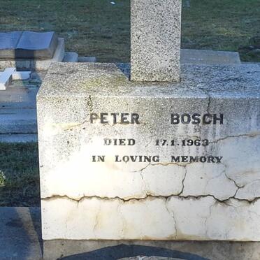 BOSCH Peter -1963
