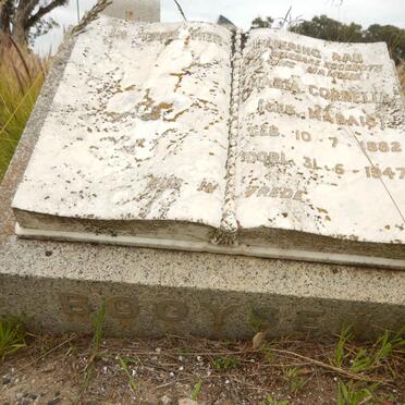 BOOYSEN Maria Cornelia nee MARAIS 1882-1947