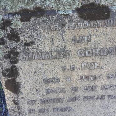 BYL Charles Gerhardus, v.d. 1852-1928