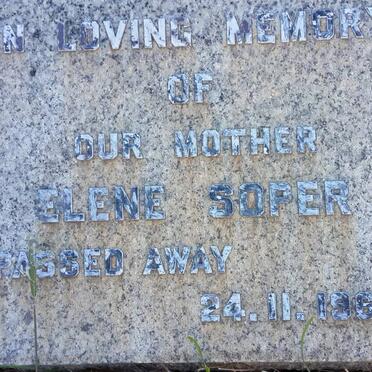 BLOMMESTEIN Christian Ludolph, van -1954 &amp; Rachel -1958 :: SOPER Elene -1969