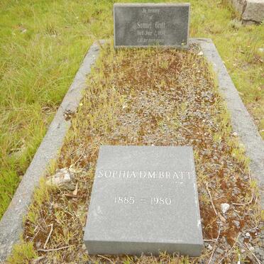 BRATT Sophia D.M. 1885-1980 :: BRATT Samuel -1934