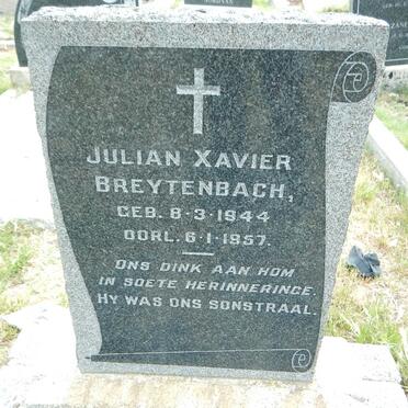 BREYTENBACH Julian Xavier 1944-1957