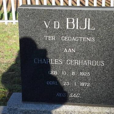 BIJL Charles Gerhardus, v.d. 1925-1972