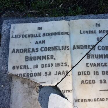 BRUMMER Andreas Cornelius -1935