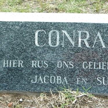CONRADIE Jacoba :: CONRADIE Susanna