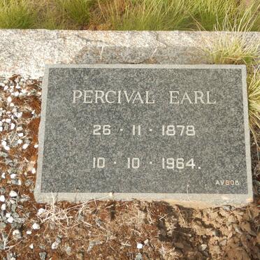 EARL Percival 1878-1964