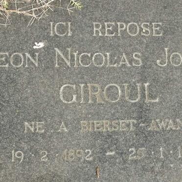 GIROUL Leon Nicolas Joseph 1892-1962