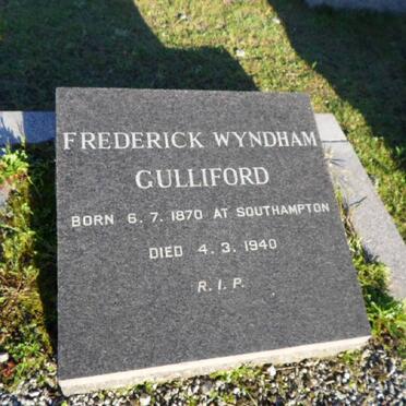 GULLIFORD Frederick Wyndham 1870-1940