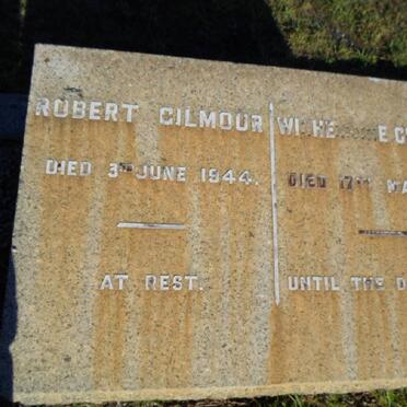 GILMOUR Robert -1944 &amp; Wilhelmine -1948