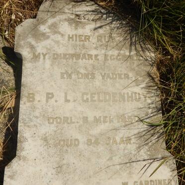 GELDENHUYS B.P.L. -1950