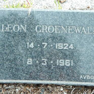 GROENEWALD Leon 1924-1961