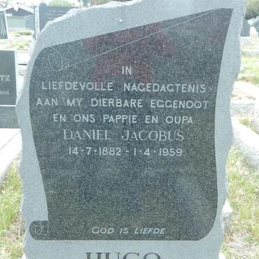 HUGO Daniel Jacobus 1882-1959
