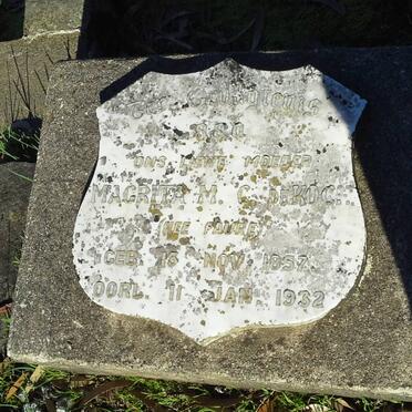 KOCK Magrita M.C., de nee FAURE 1857-1932