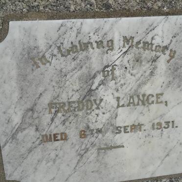 LANGE Freddy -1931