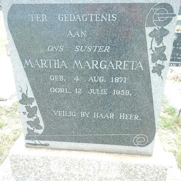 MARAIS Martha Margareta 1871-1959