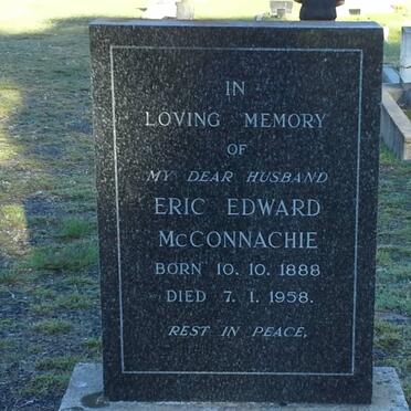 McCONNACHIE Eric Edward 1888-1958