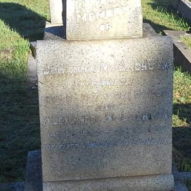 McLAGHLAN Alexander 1872-19?0 &amp;  Johanna WIESE 1857-1932