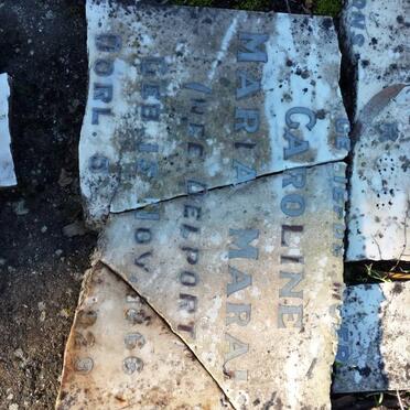 MARAIS Caroline Maria nee DELPORT 1866-1929