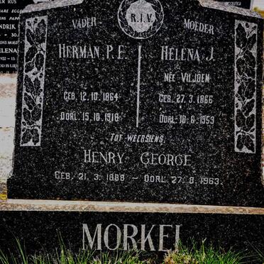 MORKEL Herman P.E. 1864-1918 &amp; Helena J. VILJOEN 1866-1959 :: MORKEL Henry George 1888-1963