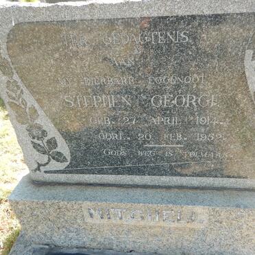 MITCHELL Stephen George 1914-1952