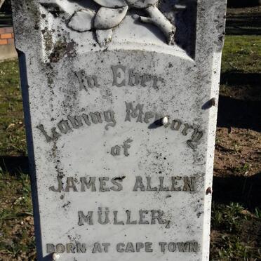 MULLER James Allen 1847-1930 &amp; Susan VAN BEEK 1860-1930