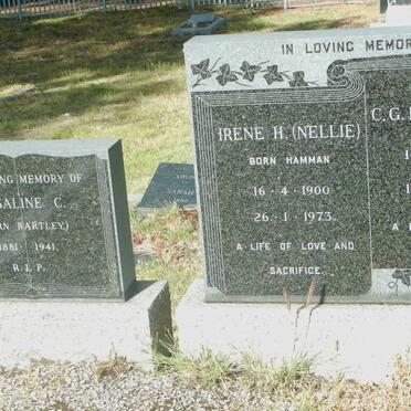 MULLER C.G.F. 1895-1975 &amp; Irene H. HAMMAN 1900-1973 :: HAMMAN Rosaline C. nee BARTLEY 1881-1941