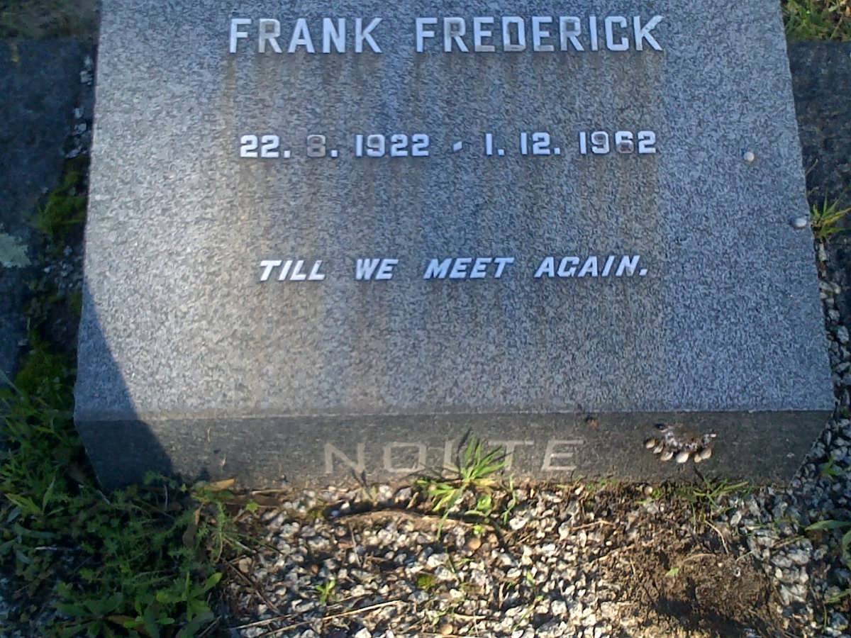 NOLTE Frank Frederick 1922-1962