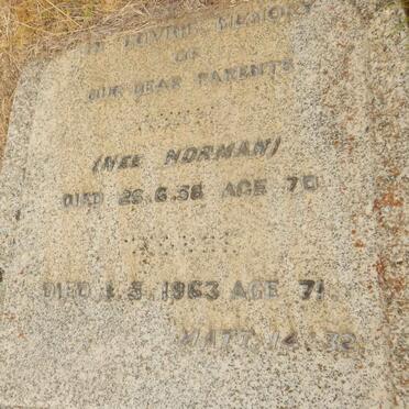 ? Robert -1963 &amp; ? nee NORMAN -1958