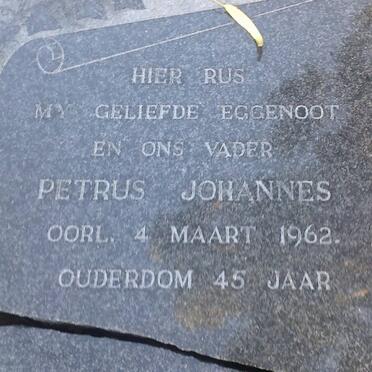 ? Petrus Johannes -1962