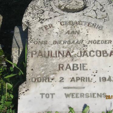 RABIE Paulina Jacoba -1942