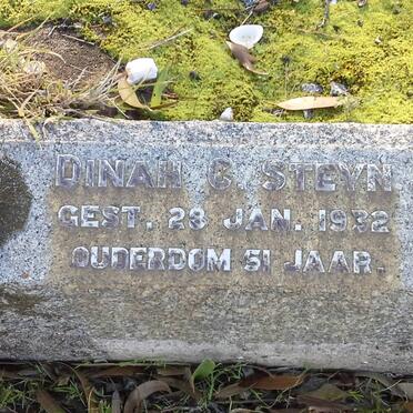 STEYN Dinah C. -1932
