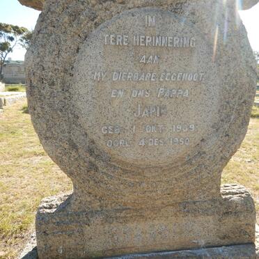 STANDER Japie 1909-1950