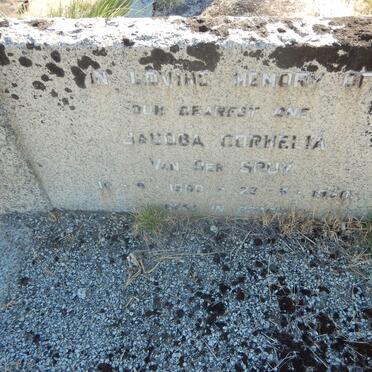 SPUY Jacoba Cornelia, van der 1900-1960