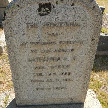 SMIT Catharina E.M. nee THERON 1888-1951