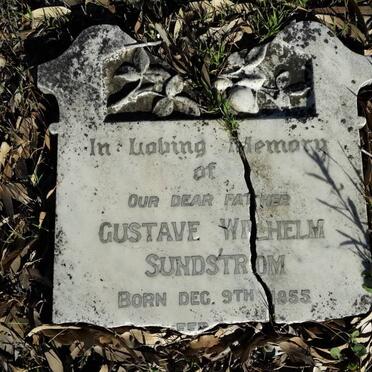 SUNDSTROM Gustave Wilhelm 1855-1931 &amp; Johanna Christina NIEMAND 1858-1934