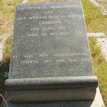 STOFBERG Christo 1917-1954