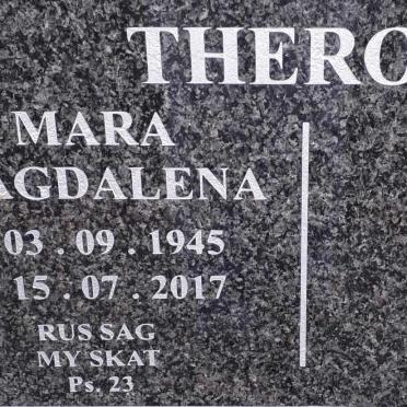 THERON Maria Magdalena 1945-2017