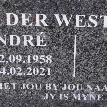 WESTHUIZEN Andre, van der 1958-2021